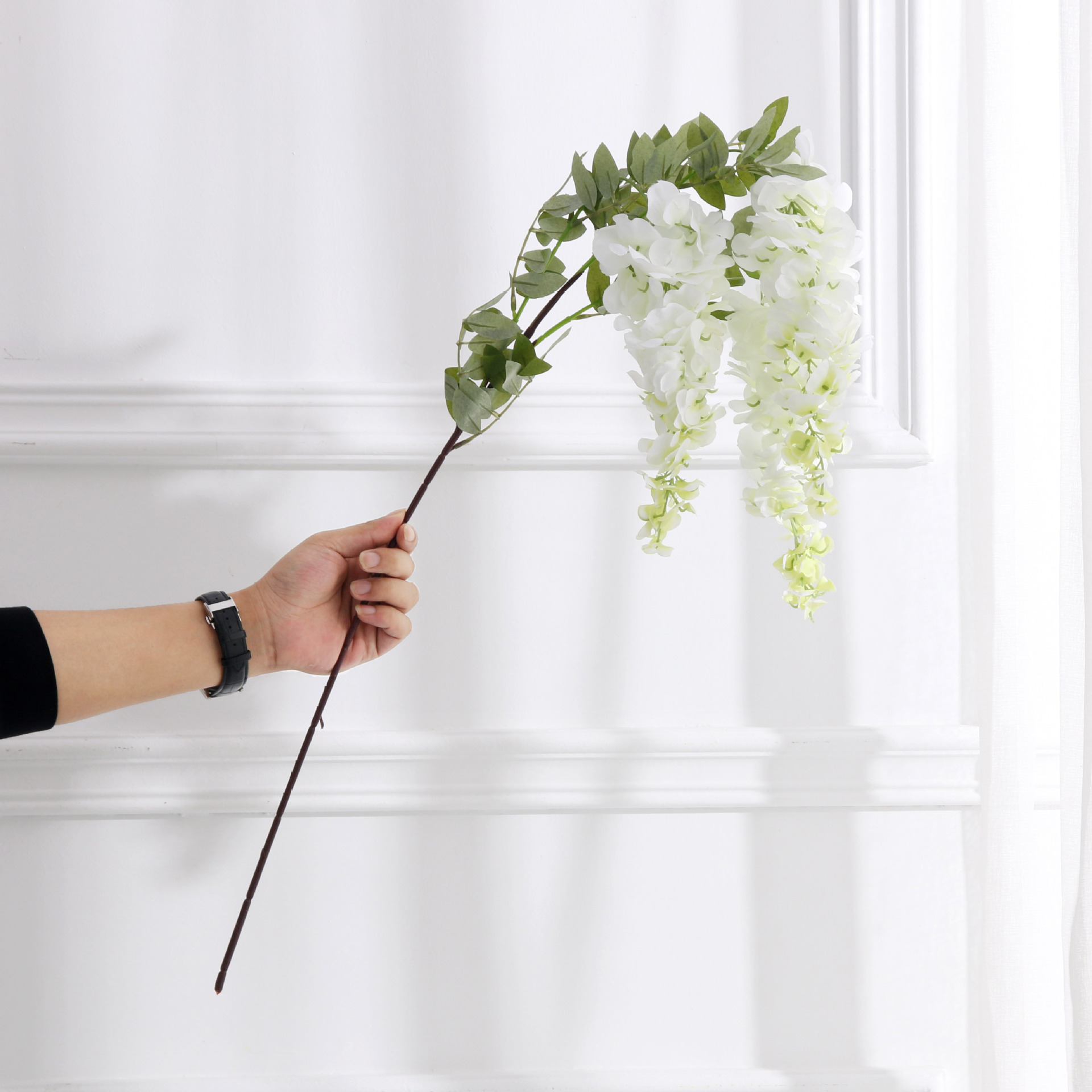 Silk cloth simulation flower bean flower wedding condole ceiling false flower simulation wisteria wholesale