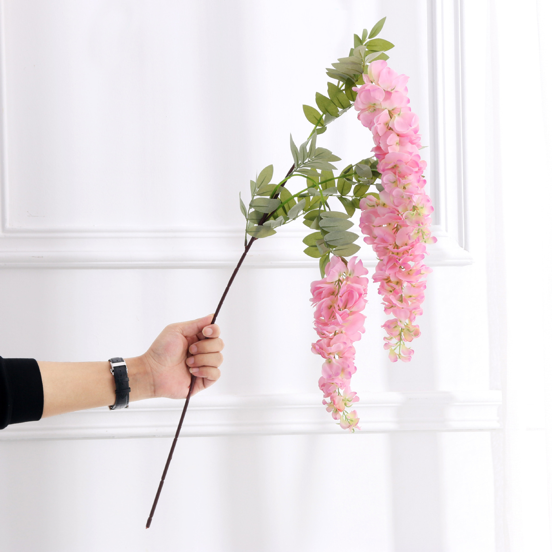 Silk cloth simulation flower bean flower wedding condole ceiling false flower simulation wisteria wholesale