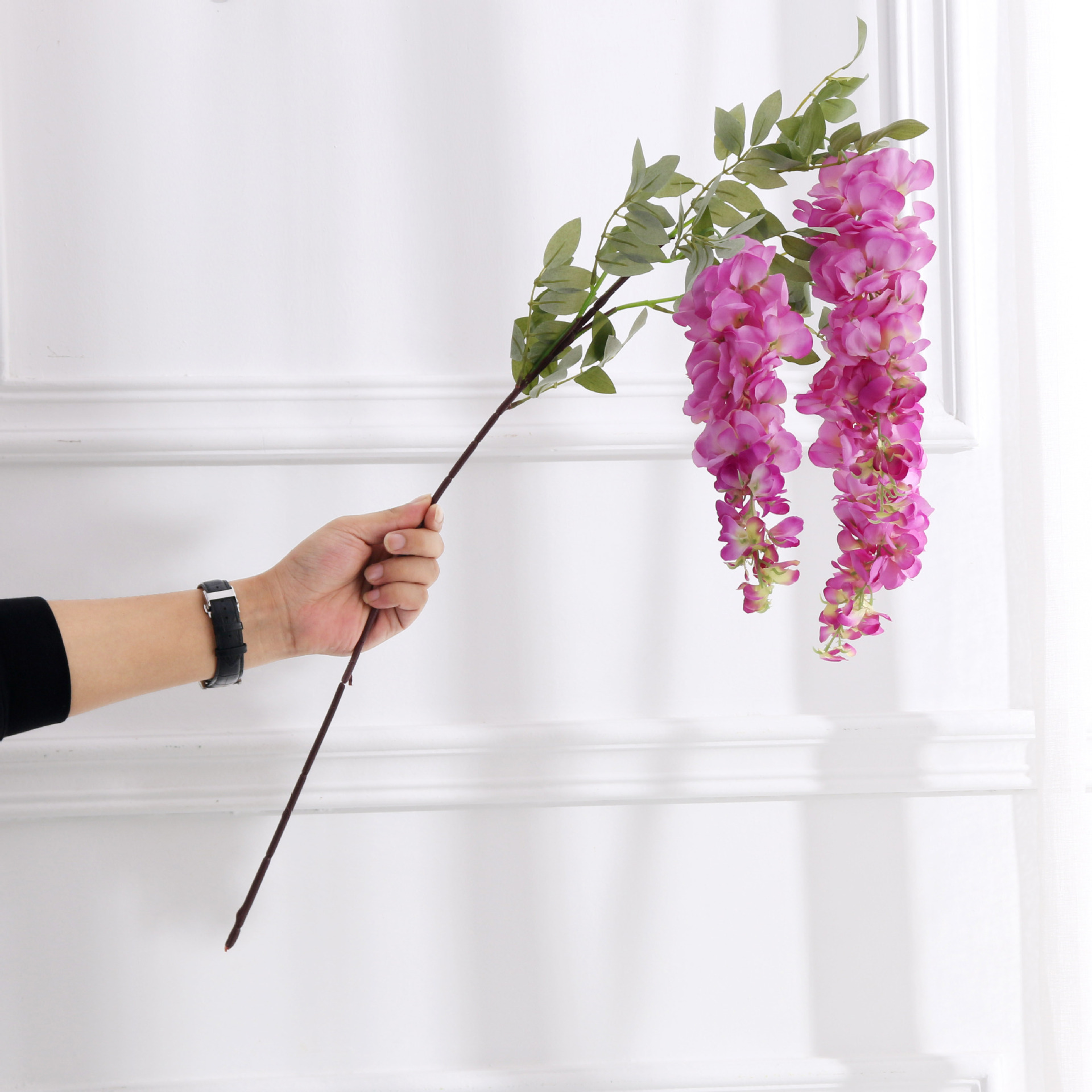 Silk cloth simulation flower bean flower wedding condole ceiling false flower simulation wisteria wholesale