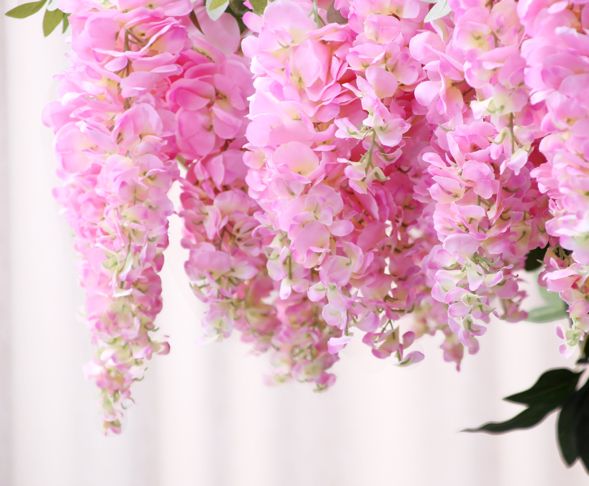 Silk cloth simulation flower bean flower wedding condole ceiling false flower simulation wisteria wholesale