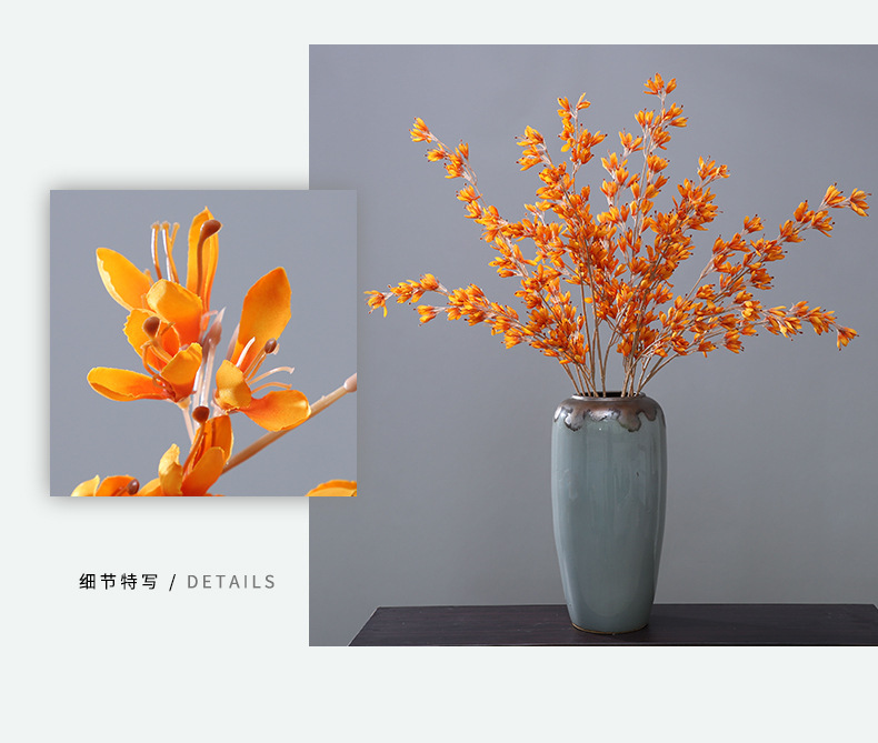 Artificial Flower Sunset Jade Wedding Ceiling Decorative Fake Flower Photography Props Home Layout Firefly Ornamental Flower