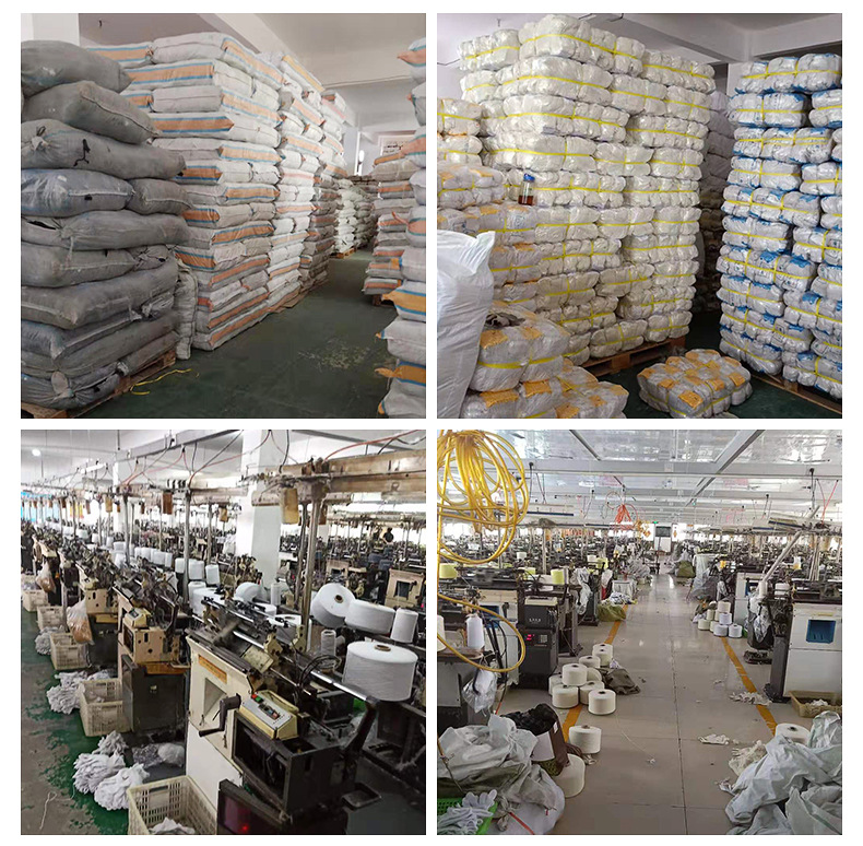 Labor Protection Gloves Nylon Cotton Yarn Cotton Thread Gloves Handling Work Thick Protective Gloves Non-Slip Nylon Thread Gloves Wholesale