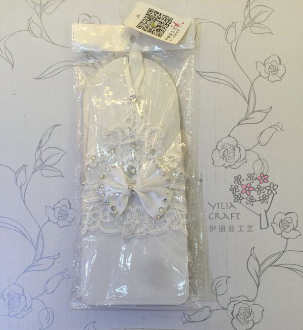 Korean bride wedding show mittens lace bowknot wedding dress accessories wedding gloves. Korean bride wedding show mittens lace bowknot wedding dress accessories wedding gloves.