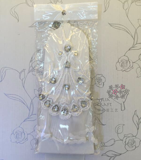 Korean bride wedding show mittens lace bowknot wedding dress accessories wedding gloves. Korean bride wedding show mittens lace bowknot wedding dress accessories wedding gloves.