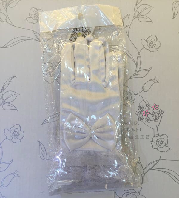 Korean bride wedding show mittens lace bowknot wedding dress accessories wedding gloves. Korean bride wedding show mittens lace bowknot wedding dress accessories wedding gloves.