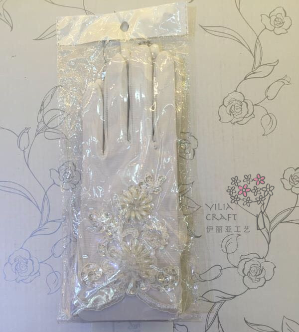 Korean bride wedding show mittens lace bowknot wedding dress accessories wedding gloves. Korean bride wedding show mittens lace bowknot wedding dress accessories wedding gloves.