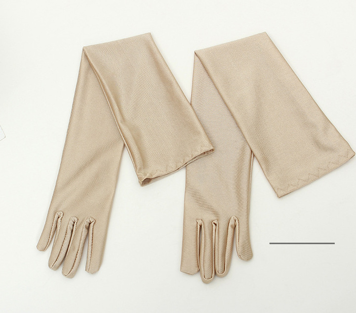 Wholesale spandex high-elastic long gloves accessorizing wedding dress gloves all year round are worn on a multitude of channels Wholesale spandex high-elastic long gloves accessorizing wedding dress gloves all year round are worn on a multitude of channels