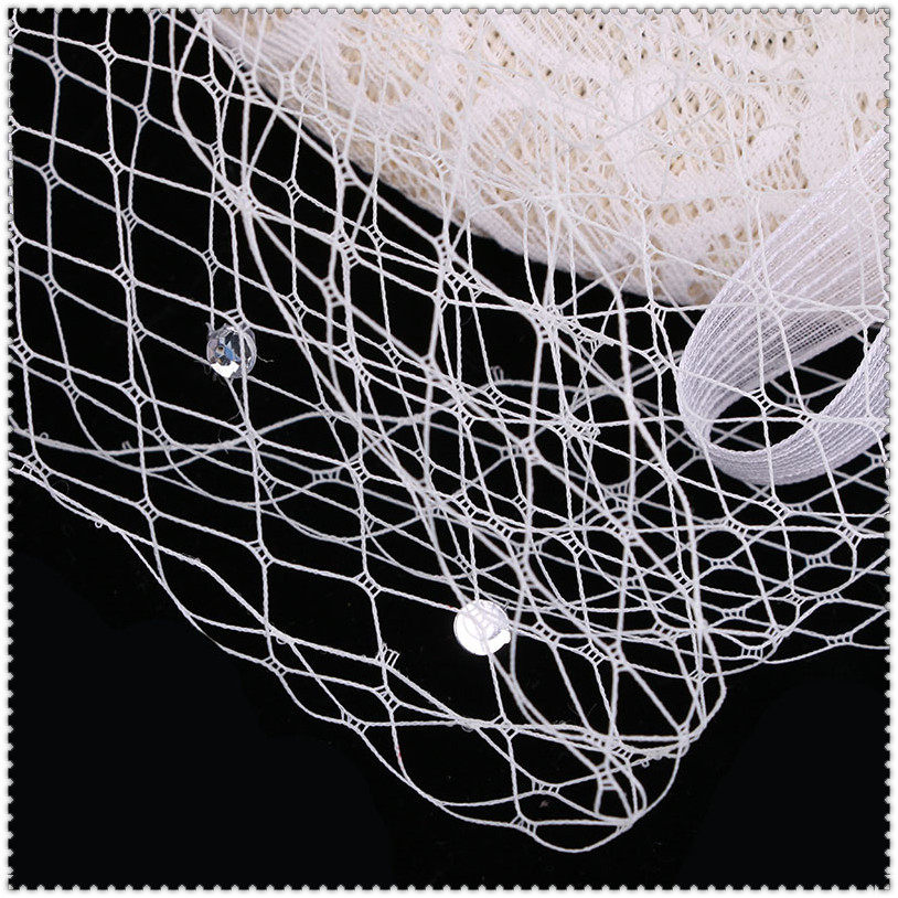 Bridal headdress veil lace butterfly hat hair accessories ball dinner wedding dress accessories