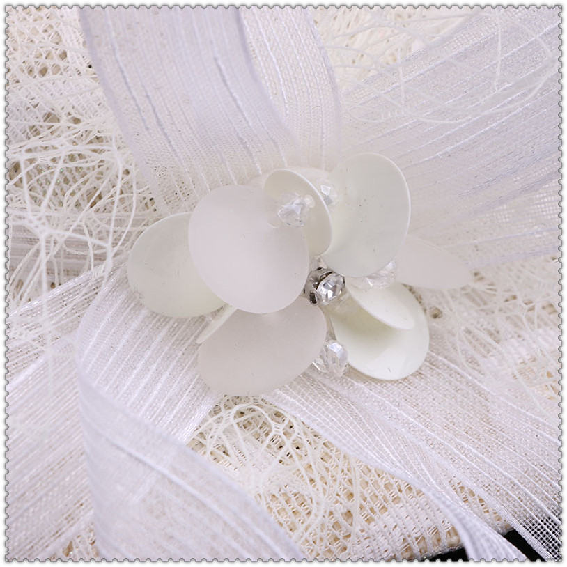Bridal headdress veil lace butterfly hat hair accessories ball dinner wedding dress accessories