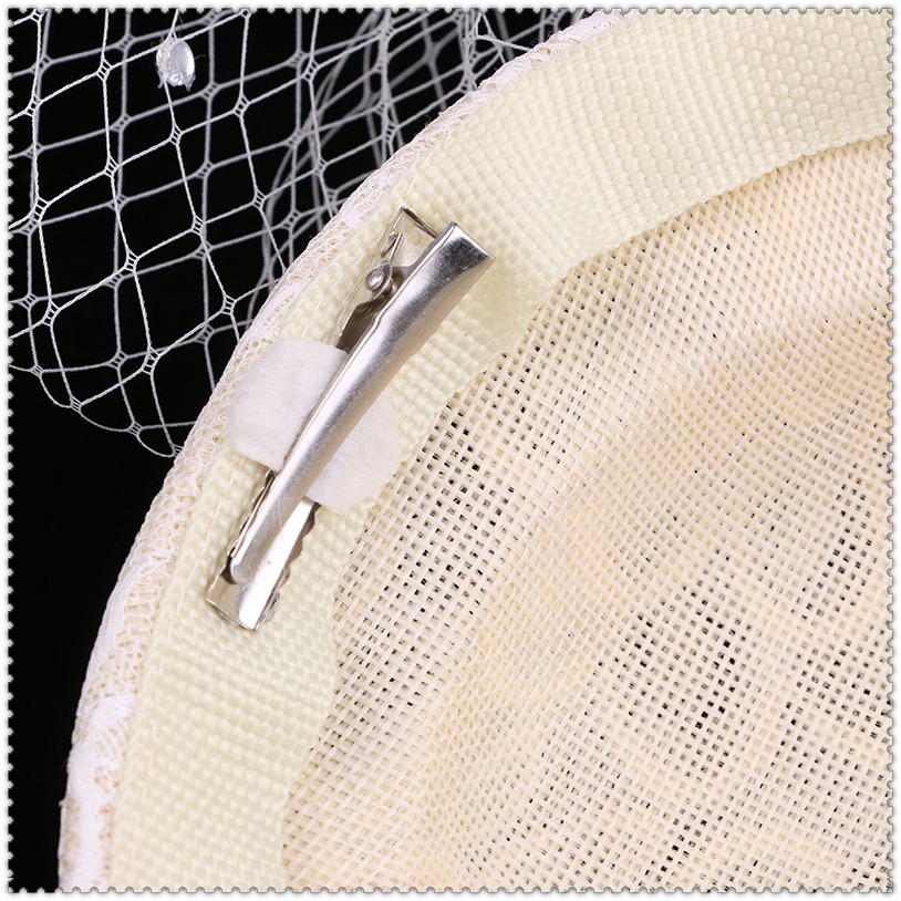 Bridal headdress veil lace butterfly hat hair accessories ball dinner wedding dress accessories