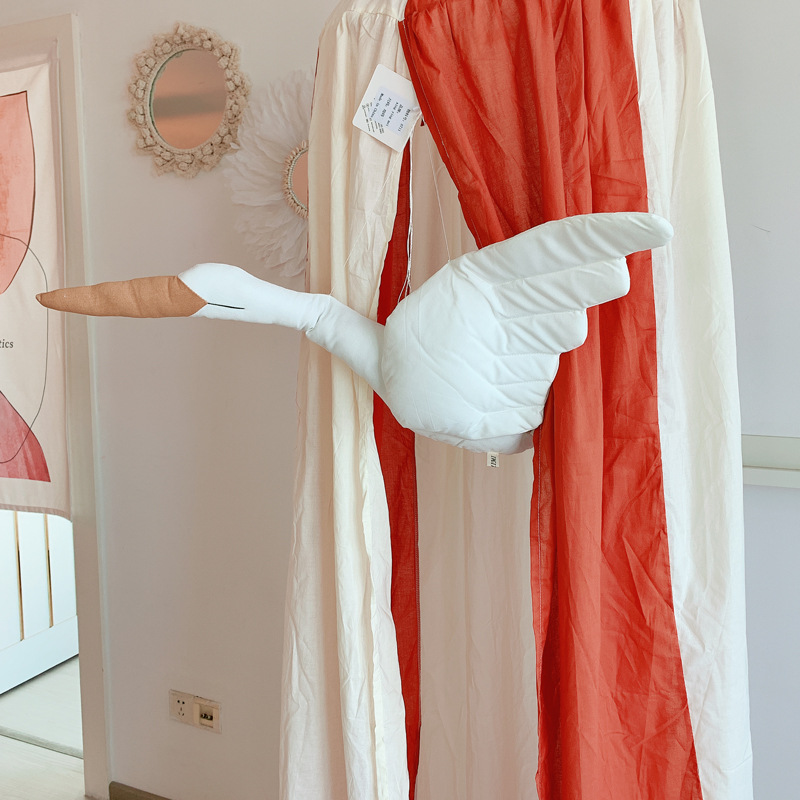 INS New White Swan Ornaments Swan Doll Children's Mosquito Nets Accessories Children's Room Decoration One Product Dropshipping INS New White Swan Ornaments Swan Doll Children's Mosquito Nets Accessories Children's Room Decoration One Product Dropshipping