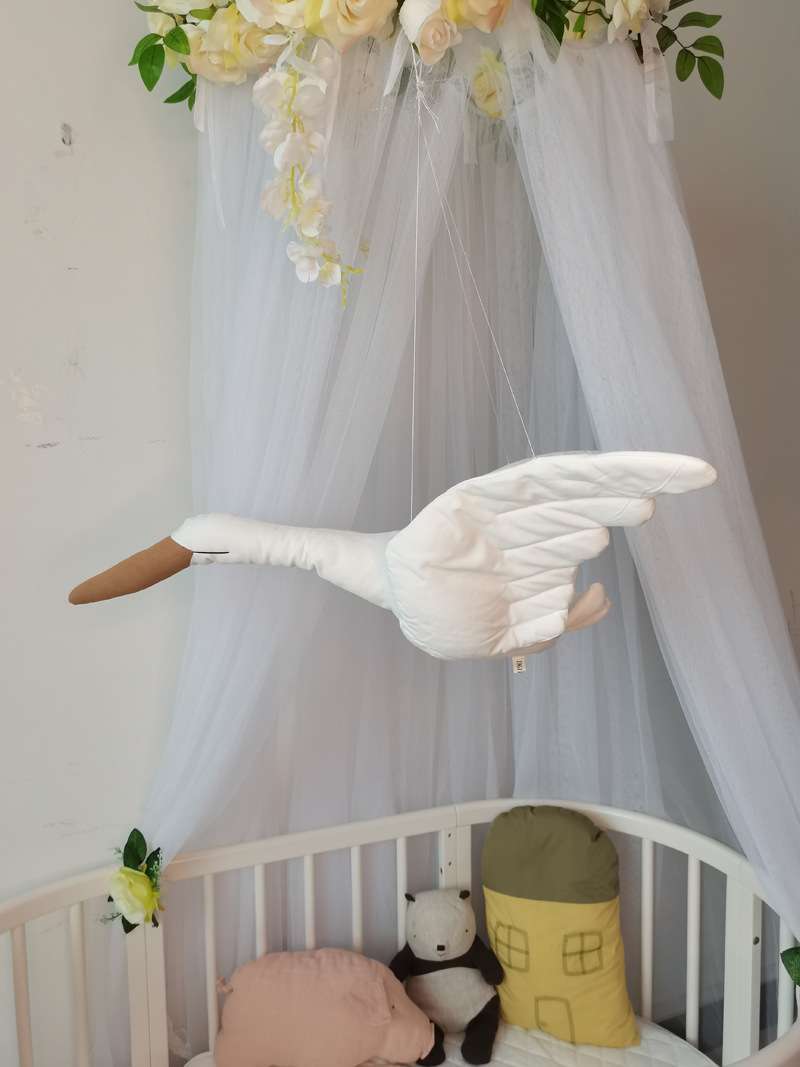 INS New White Swan Ornaments Swan Doll Children's Mosquito Nets Accessories Children's Room Decoration One Product Dropshipping INS New White Swan Ornaments Swan Doll Children's Mosquito Nets Accessories Children's Room Decoration One Product Dropshipping