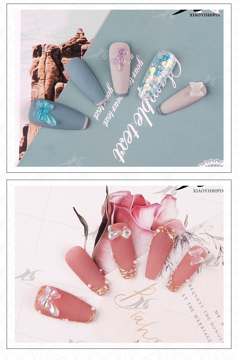 2021 New Swan Manicure Jewelry Flat Bottom Resin Drill DIY Nail Rhinestone Nail Beauty Ornament Factory Wholesale