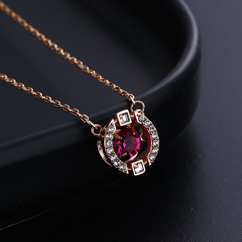 Smart Crystal Necklace with Swarovski Elements Female Pulsatile Heart Shijia Swan Jingdong Lucky Bag