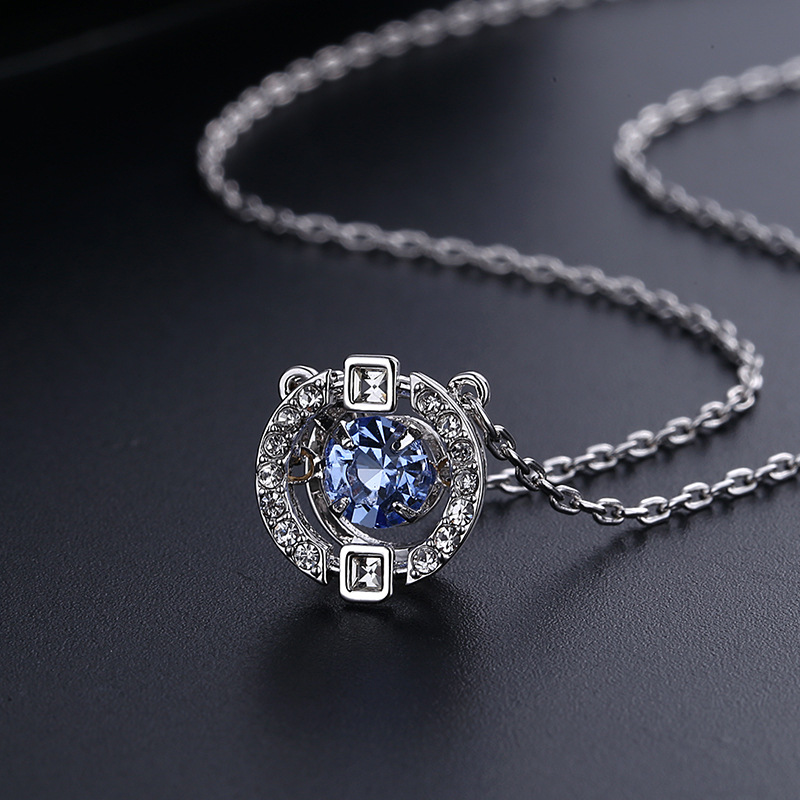Smart Crystal Necklace with Swarovski Elements Female Pulsatile Heart Shijia Swan Jingdong Lucky Bag