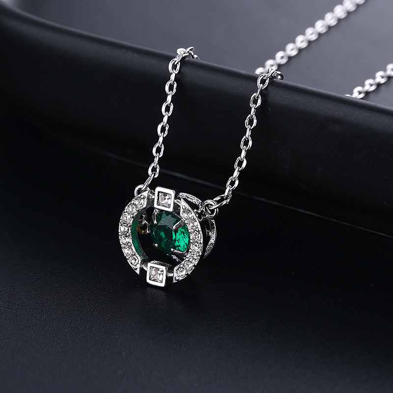 Smart Crystal Necklace with Swarovski Elements Female Pulsatile Heart Shijia Swan Jingdong Lucky Bag