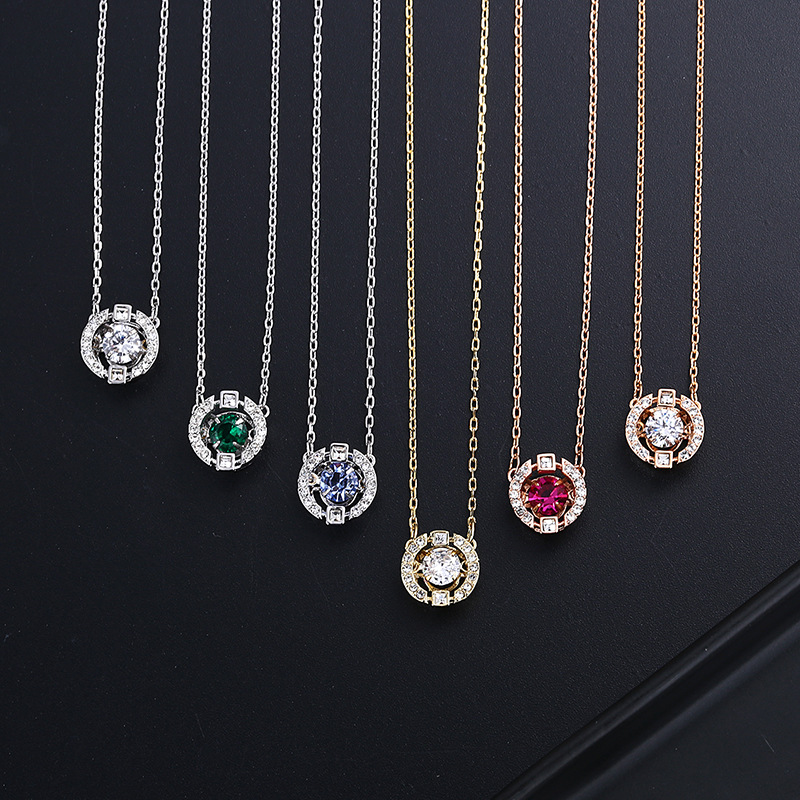 Smart Crystal Necklace with Swarovski Elements Female Pulsatile Heart Shijia Swan Jingdong Lucky Bag