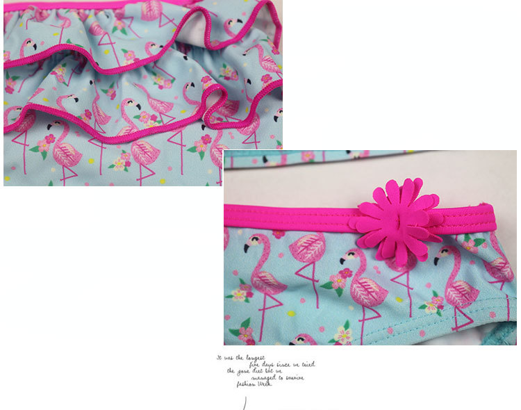 Cake Layer Children's Swimwear Bikini Girls' Two-Piece Swimsuit European and American Foreign Trade Swan Cloth Swimsuit Cake Layer Children's Swimwear Bikini Girls' Two-Piece Swimsuit European and American Foreign Trade Swan Cloth Swimsuit