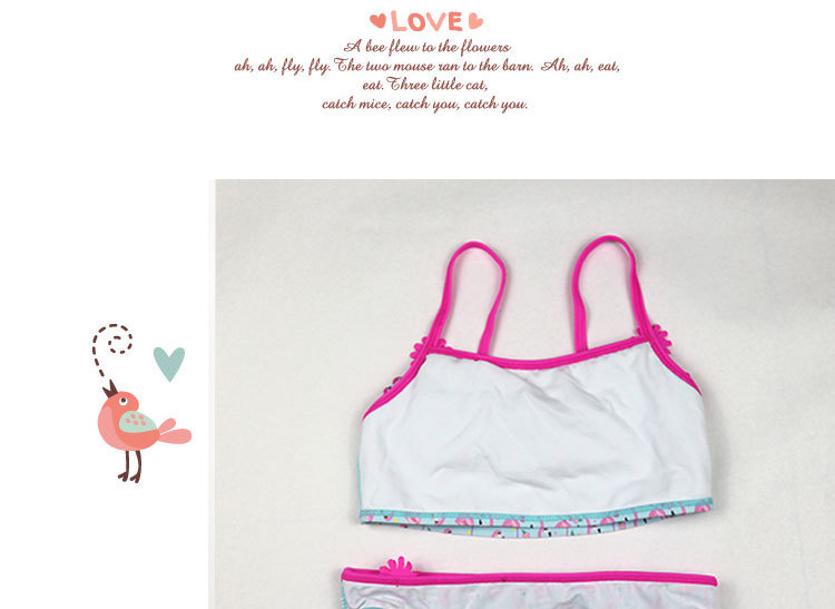 Cake Layer Children's Swimwear Bikini Girls' Two-Piece Swimsuit European and American Foreign Trade Swan Cloth Swimsuit Cake Layer Children's Swimwear Bikini Girls' Two-Piece Swimsuit European and American Foreign Trade Swan Cloth Swimsuit
