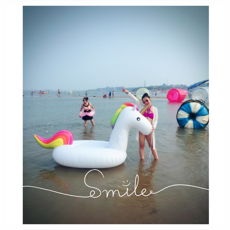 Small Unicorn Factory Direct Swan Pineapple Unicorn Tianma Donut Overwater Floating Mat Swimming Ring Spot