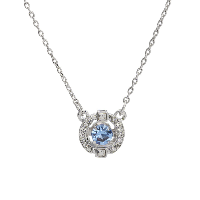 With Swarovski Element Style Crystal Smart Necklace Female Pulsatile Heart Shijia Swan Set Chain