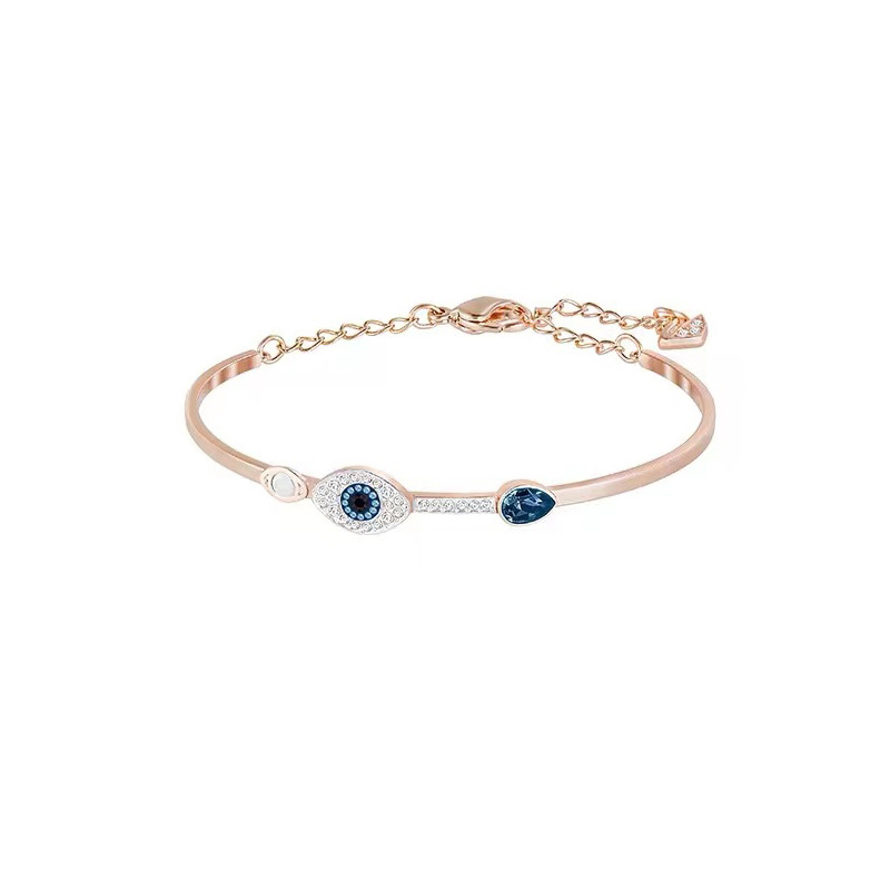 Polo Element Bracelet Fashion Swan Racket Pulsatile Heart Bow Bracelet Devil&#039;s Eye Crystal