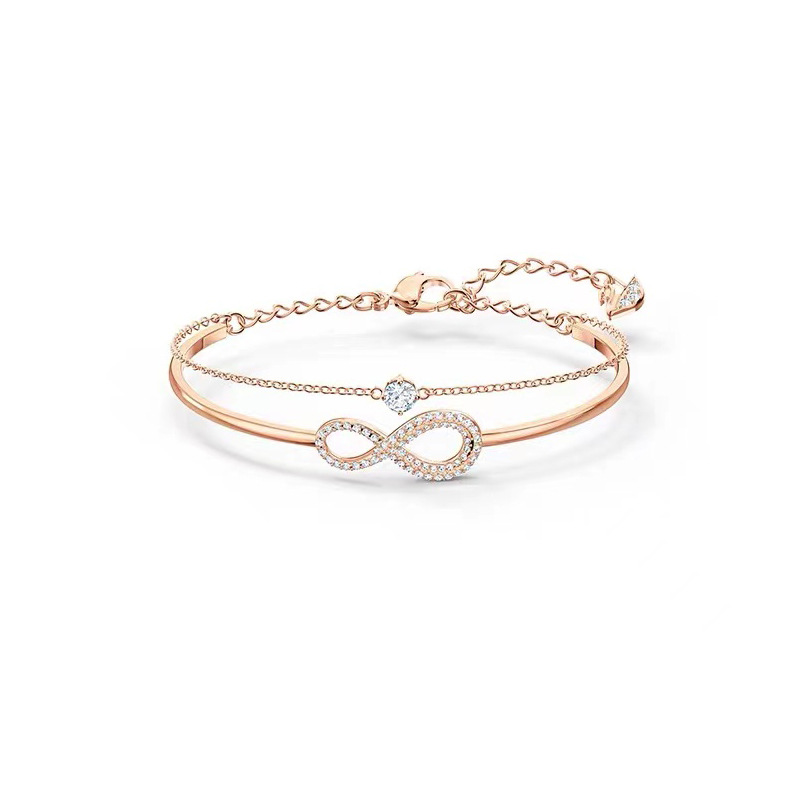 Polo Element Bracelet Fashion Swan Racket Pulsatile Heart Bow Bracelet Devil's Eye Crystal