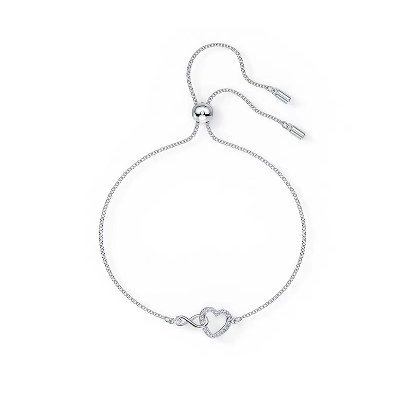Polo Element Bracelet Fashion Swan Racket Pulsatile Heart Bow Bracelet Devil's Eye Crystal