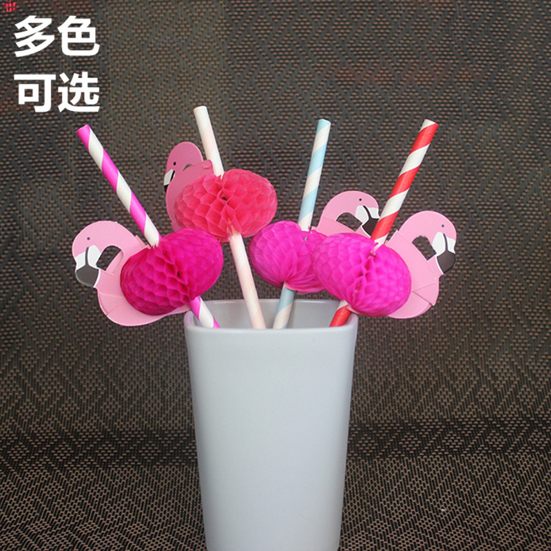 Water chicago-brewed goose bird paper straw honeycomb craft straw swan cartoon straw ultimately responds juice cocktail decorative straw
