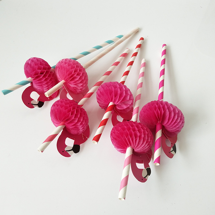Water chicago-brewed goose bird paper straw honeycomb craft straw swan cartoon straw ultimately responds juice cocktail decorative straw