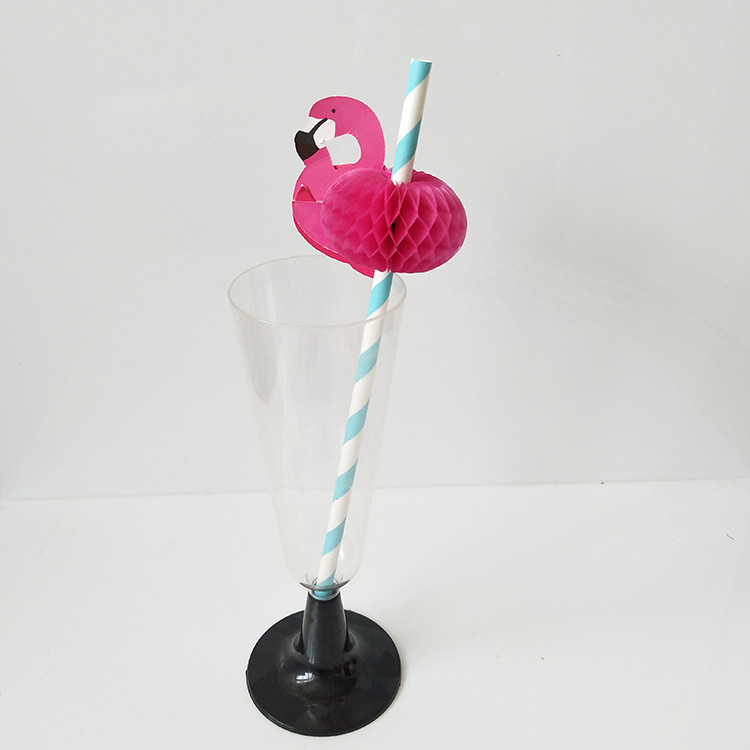 Water chicago-brewed goose bird paper straw honeycomb craft straw swan cartoon straw ultimately responds juice cocktail decorative straw