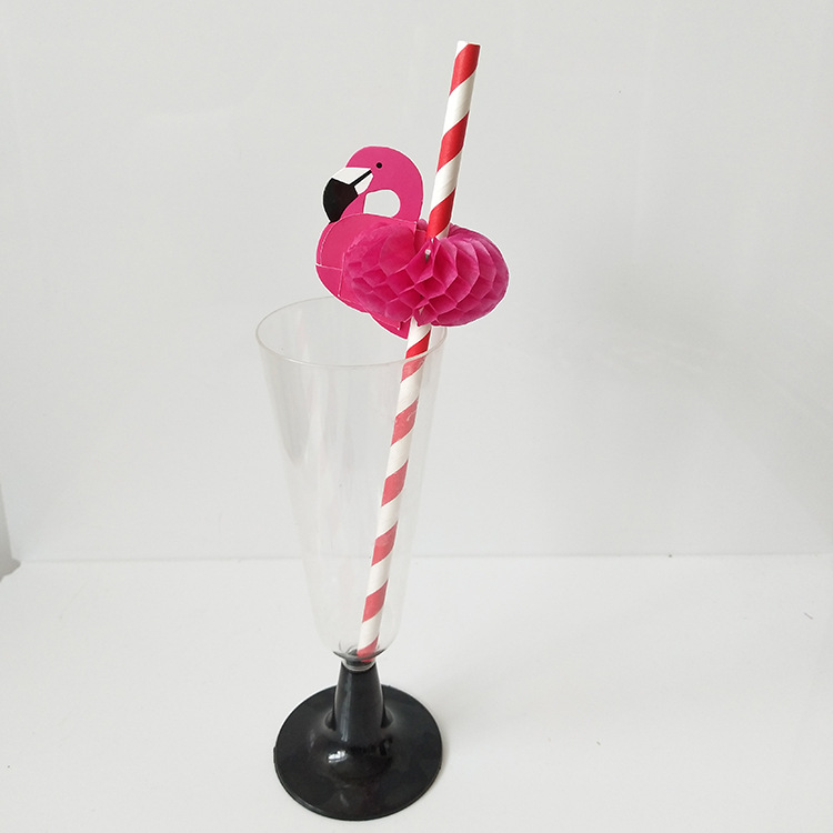 Water chicago-brewed goose bird paper straw honeycomb craft straw swan cartoon straw ultimately responds juice cocktail decorative straw