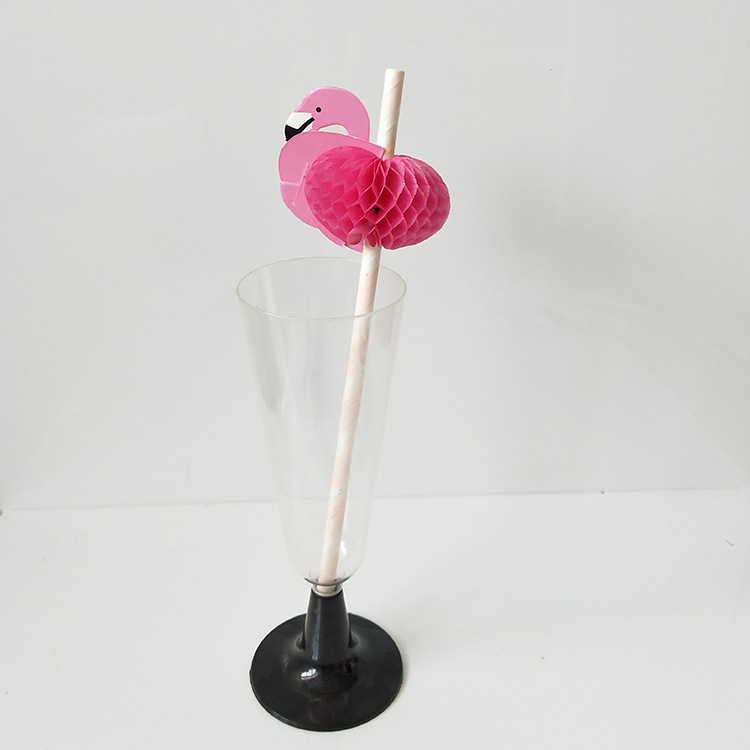 Water chicago-brewed goose bird paper straw honeycomb craft straw swan cartoon straw ultimately responds juice cocktail decorative straw