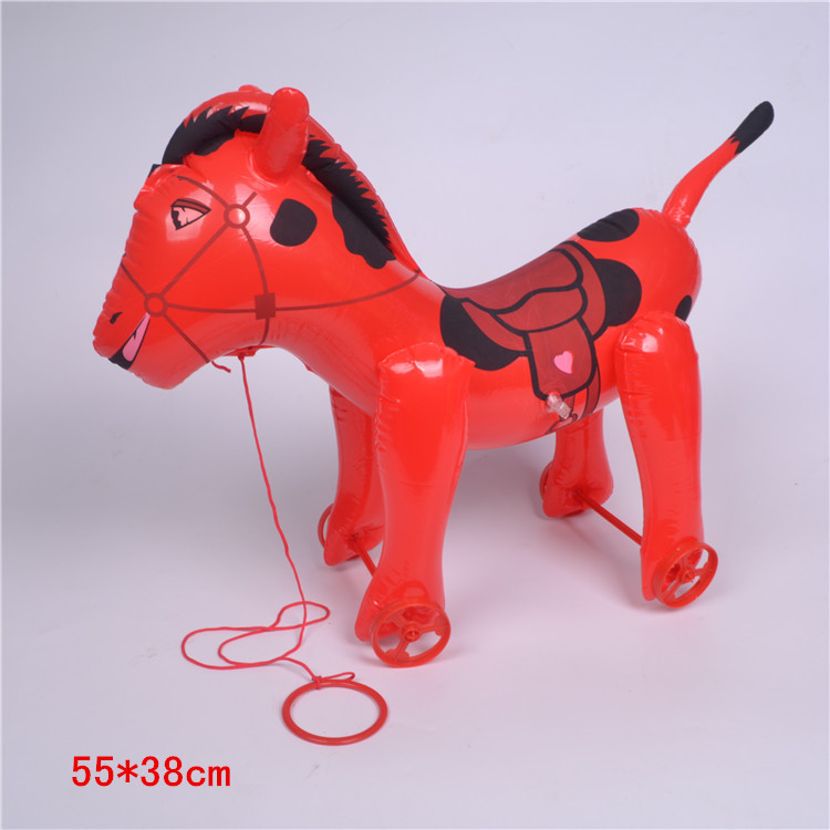 Children's Inflatable Cartoon Toy Stall Night Market Square Inflatable Animal Trolley Cable Tiger Chicken Swan Children's Inflatable Cartoon Toy Stall Night Market Square Inflatable Animal Trolley Cable Tiger Chicken Swan