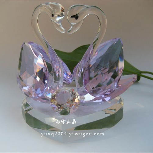 Stylish wedding gifts practical creative crystal swan