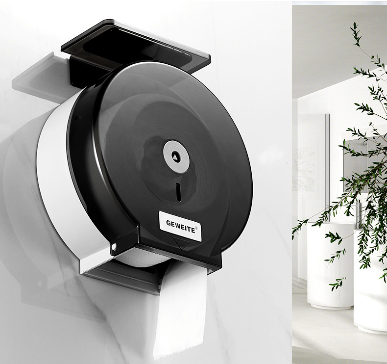 Hotel Toilet Large Roll Paper Box Wall-Mounted Large Plate Paper Box Toilet Chart Drum Punch-Free Toilet Paper Holder Tissue Box Hotel Toilet Large Roll Paper Box Wall-Mounted Large Plate Paper Box Toilet Chart Drum Punch-Free Toilet Paper Holder Tissue Box