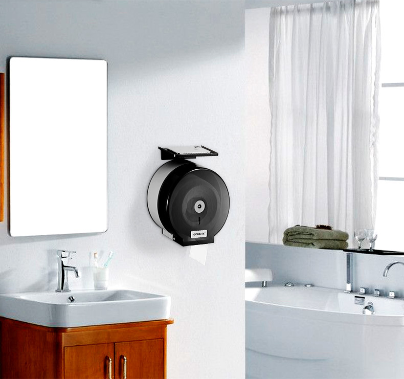 Hotel Toilet Large Roll Paper Box Wall-Mounted Large Plate Paper Box Toilet Chart Drum Punch-Free Toilet Paper Holder Tissue Box Hotel Toilet Large Roll Paper Box Wall-Mounted Large Plate Paper Box Toilet Chart Drum Punch-Free Toilet Paper Holder Tissue Box