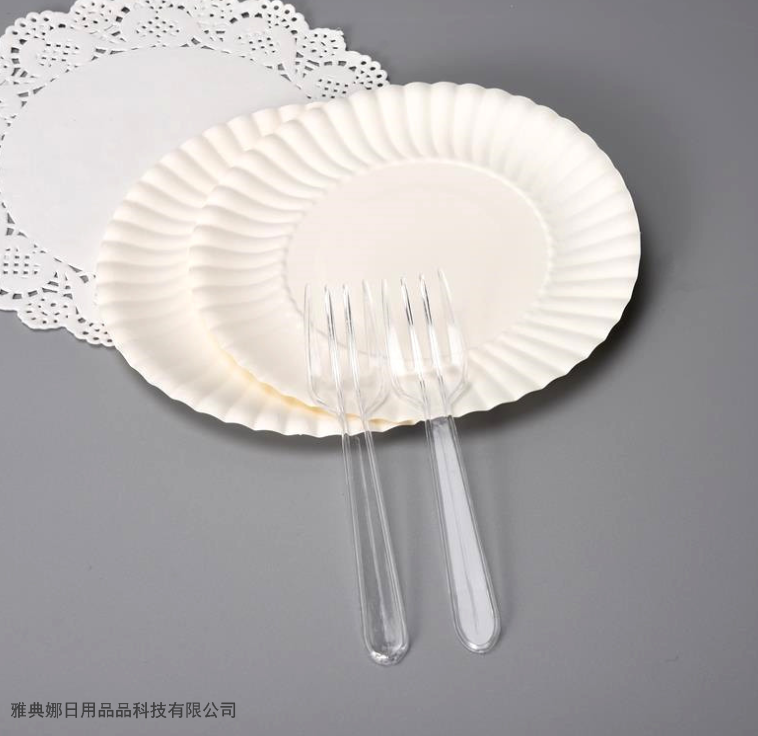 10-Piece 3-in-1 Paper Plate for Cake Disposable Paper Plate Cake Dish Fork Cake Tableware Set 10-Piece 3-in-1 Paper Plate for Cake Disposable Paper Plate Cake Dish Fork Cake Tableware Set