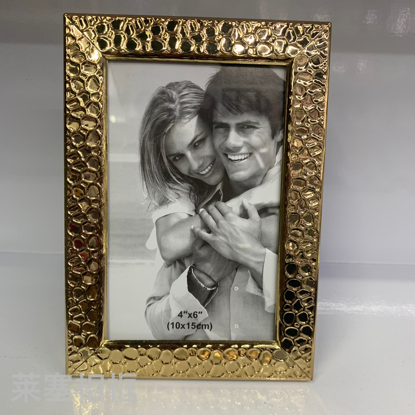 Hammer Bronze Printing Iron Plating Glass Creative Decoration Photo Home Decorative Gift Crafts Metal Material Photo Frame