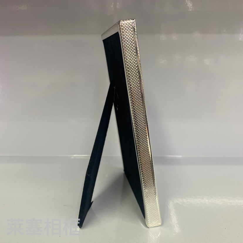 Grinding Pattern Iron Plating Silver Glass Creative Decoration Photo Home Decorative Gift Crafts Metal Photo Frame
