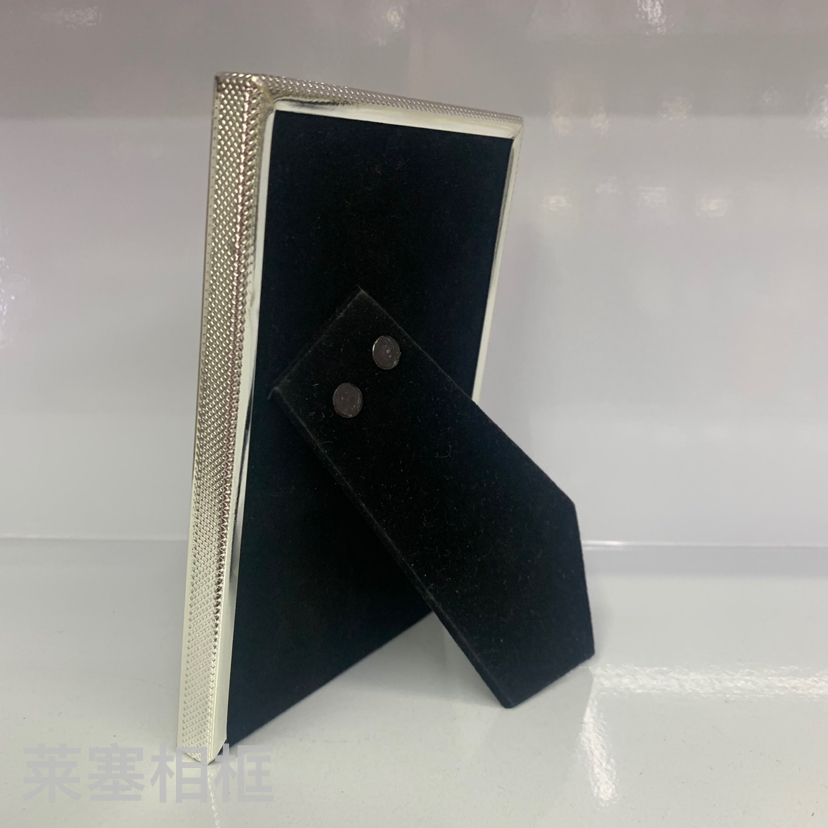 Grinding Pattern Iron Plating Silver Glass Creative Decoration Photo Home Decorative Gift Crafts Metal Photo Frame