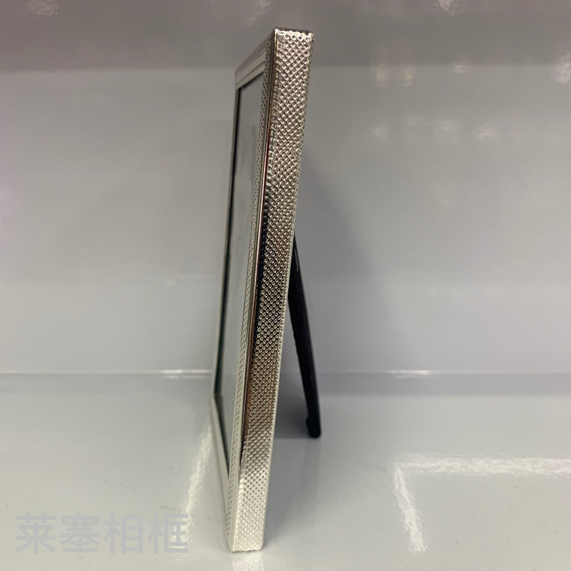 Grinding Pattern Iron Plating Silver Glass Creative Decoration Photo Home Decorative Gift Crafts Metal Photo Frame