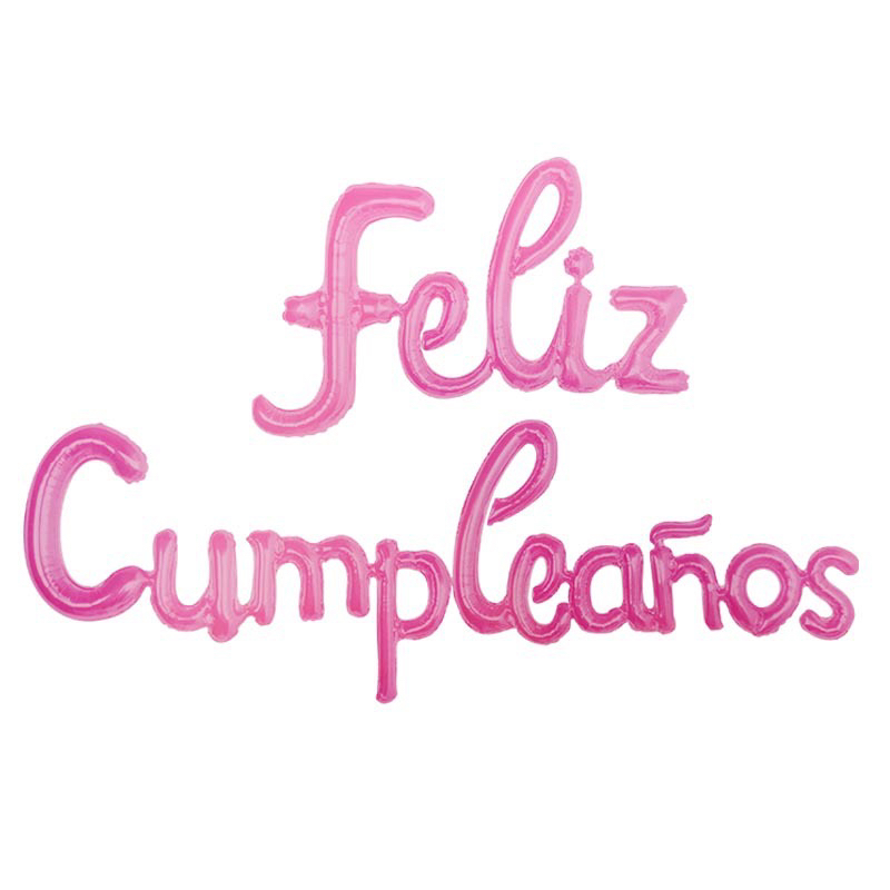 16-inch Spanish birthday letter balloon suit 16-inch Spanish birthday letter balloon suit