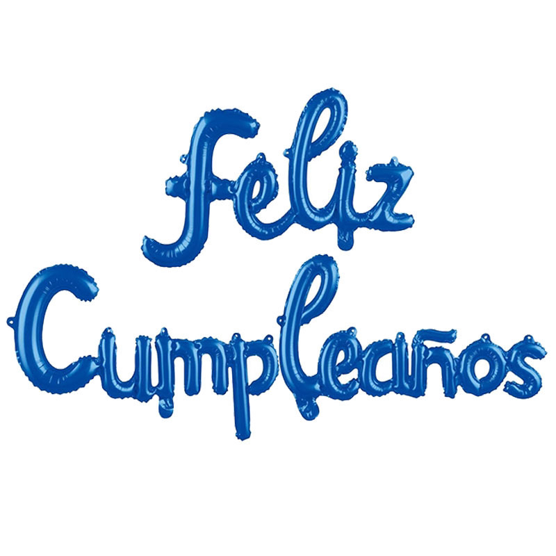 16-inch Spanish birthday letter balloon suit 16-inch Spanish birthday letter balloon suit