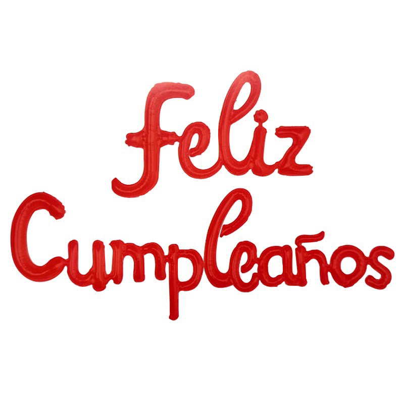 16-inch Spanish birthday letter balloon suit 16-inch Spanish birthday letter balloon suit