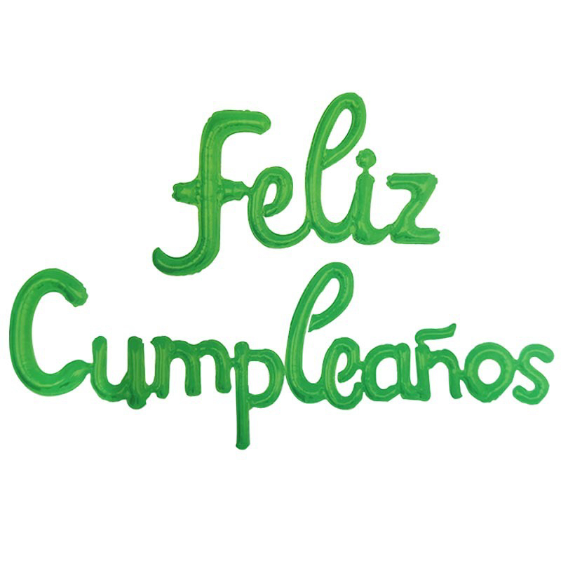 16-inch Spanish birthday letter balloon suit 16-inch Spanish birthday letter balloon suit