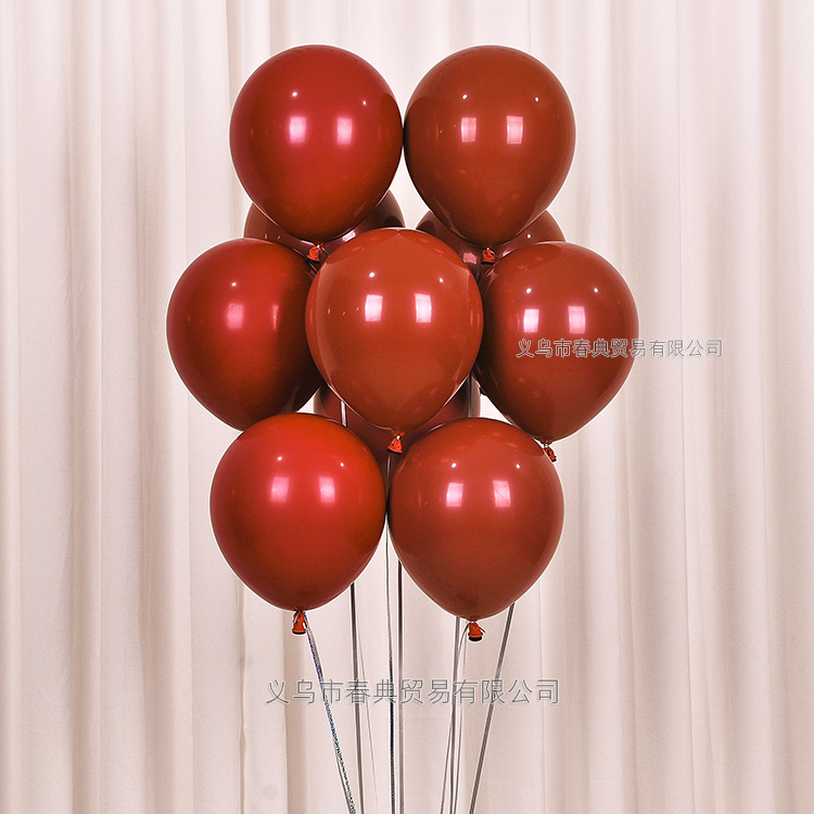 Wedding Room Decoration Balloon Activity Layout Pomegranate Red Balloon Double-Layer Ruby Red round Balloon (Already Set) Wedding Room Decoration Balloon Activity Layout Pomegranate Red Balloon Double-Layer Ruby Red round Balloon (Already Set)