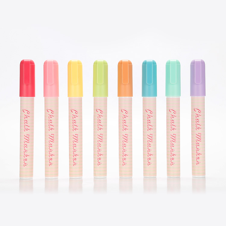 Somay Qimaron Color Liquid Chalk Easy to Write Easy to Wipe Water-Soluble Glass Metal Fluorescent Pen Balloon Graffiti Pen
