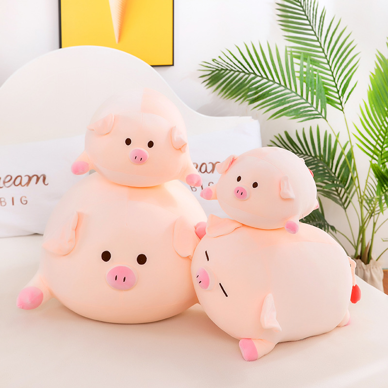 Plush Toy Pig Doll Doll Plush Toy Lying Pig Doll Christmas Pillow Balloon Pig Doll Ragdoll