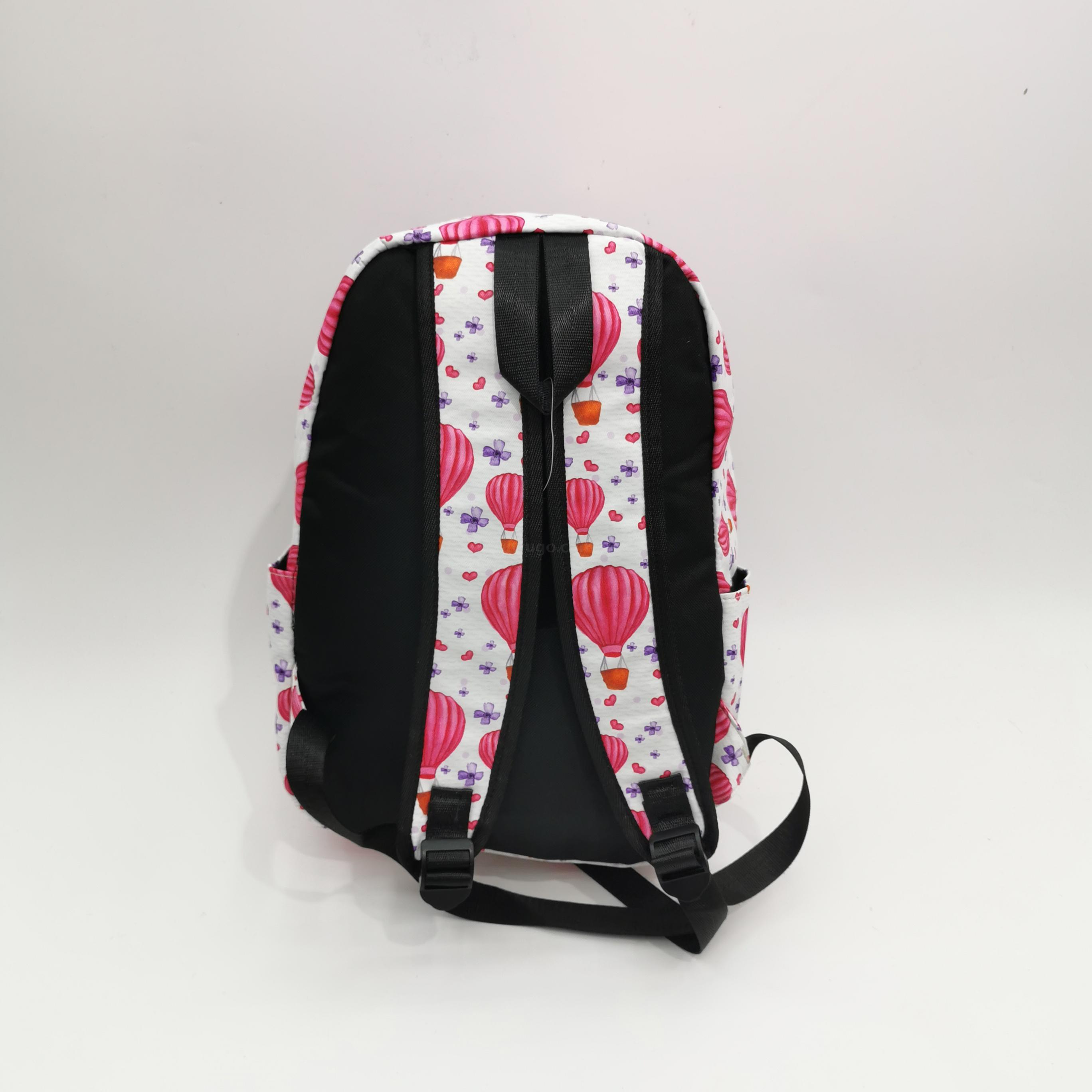 Personalized Cartoon Printed Backpack Cat Balloon Xiao Xiong Student Schoolbag Boys and Girls Travel Waterproof Rucksack